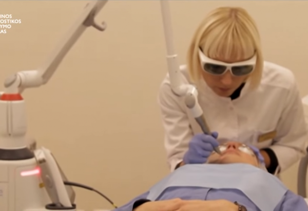 Pigmentiniu demiu salinimas lazeriu