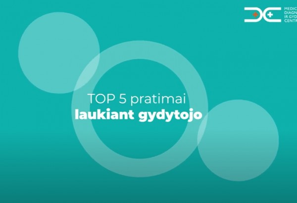 TOP5 pratimai laukiant gydytojo
