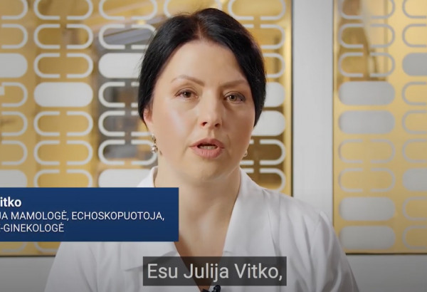 Vitko Gydytojas mamologas apie krutu patikra
